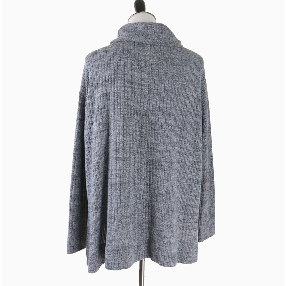 Anthropologie Size S Maeve Ribbed Turtleneck Sweater Gray - Picture 5 of 11